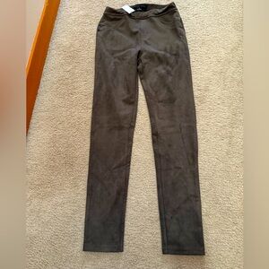 NWT Anthropologie moleskin type leggings olive green size xs